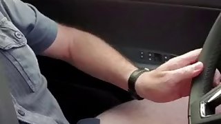 jerk off publicly in the car and watched by several people
